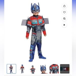 Optimus Prime Kids Costume - Red and Blue